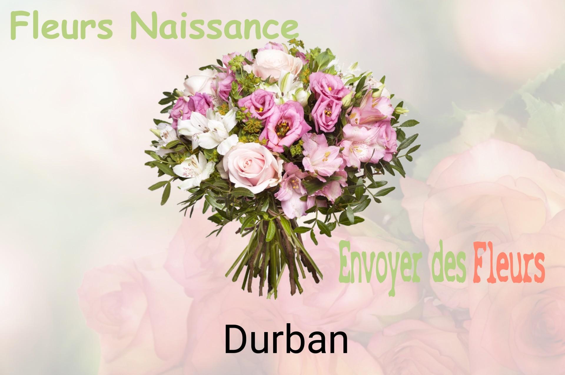 Bouquet de fleurs de naissance livré à Durban